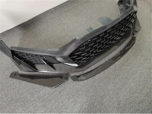 راتنج أولير ألياف الكربون نموذج الأمامي الأمامي الشفة الأمامية متوافقة مع R8 Body Kit Skirt Skirt الخلفي المصد الخلفي diffusercus in Saudi Arabia