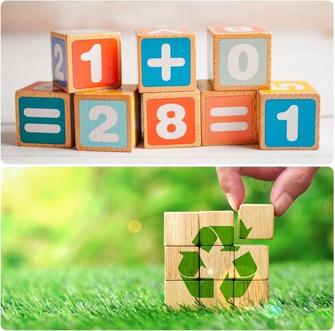 uxcell 300Pcs Wood Blocks for Crafts, 1cm Unfinished Wood Cube Solid Wooden Blank Square Block for DIY Craft Projects Personalized Gifts, White in Saudi Arabia