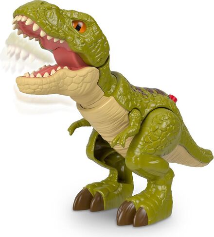 Fisher-Price Imaginext Jurassic World Rebirth Playet ، T. Tex Toy Gift Pack مع شخصية عمل بشرية 3 بوصات ، 2 ديناصورات وملحقات (Amazon Exclusive) in Saudi Arabia