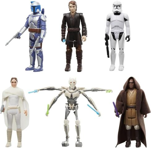 Star Wars The Retro Collection - Attack of the Clones Revenge of the Sith Collectible Figure Multipack in Saudi Arabia