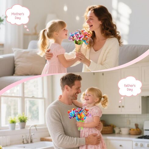 باقات زهرة النسيج باقات زهرة الحرف ، الفنون والحرف اليدوية DIY للأطفال الذين تتراوح أعمارهم in Kuwait