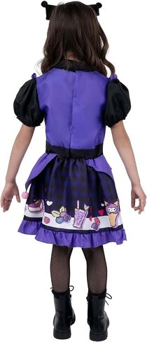 Hello Kitty و Friends Kuromi فستان Halloween الرسمي للشباب - فستان مطبوع بجودة عالية مع عقال in Saudi Arabia