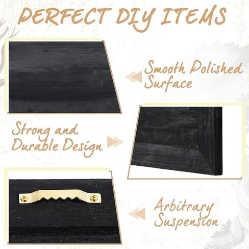 Doublefill 4 PCs مغسول علامات خشبية فارغة ، 12 × 12 × 0.6 بوصة علامات فارغة للحرف اليدوية ، قماش خشبي ريفي ، لوحة خشبية ، ألواح خشبية لصياغة مشاريع الجدار DIY صنع الهدايا (أبيض) in Saudi Arabia