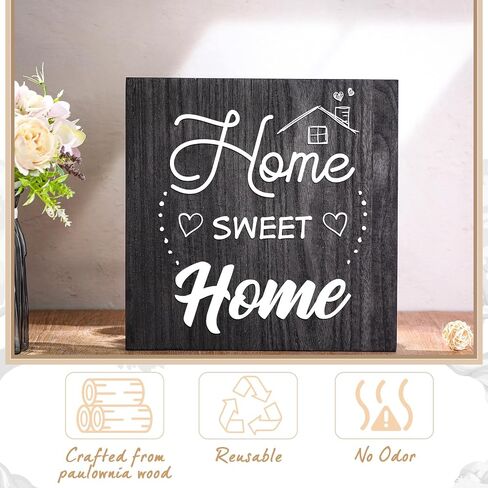 Doublefill 4 PCs مغسول علامات خشبية فارغة ، 12 × 12 × 0.6 بوصة علامات فارغة للحرف اليدوية ، قماش خشبي ريفي ، لوحة خشبية ، ألواح خشبية لصياغة مشاريع الجدار DIY صنع الهدايا (أبيض) in Saudi Arabia