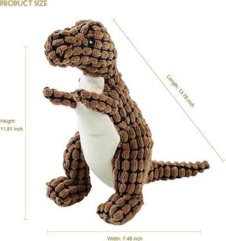 لعبة Bzonsmart Dog Toys ، لعبة الكلب الفخمة الصاخبة للجرو الكلاب الصغيرة المتوسطة ، ولعب جرو ناعم لطيف لتنظيف الأسنان والملل in Kuwait