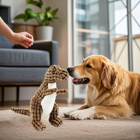 لعبة Bzonsmart Dog Toys ، لعبة الكلب الفخمة الصاخبة للجرو الكلاب الصغيرة المتوسطة ، ولعب جرو ناعم لطيف لتنظيف الأسنان والملل in Kuwait