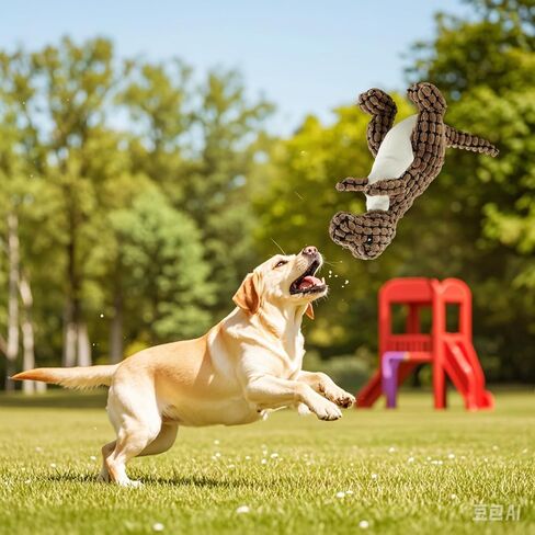 لعبة Bzonsmart Dog Toys ، لعبة الكلب الفخمة الصاخبة للجرو الكلاب الصغيرة المتوسطة ، ولعب جرو ناعم لطيف لتنظيف الأسنان والملل in Kuwait