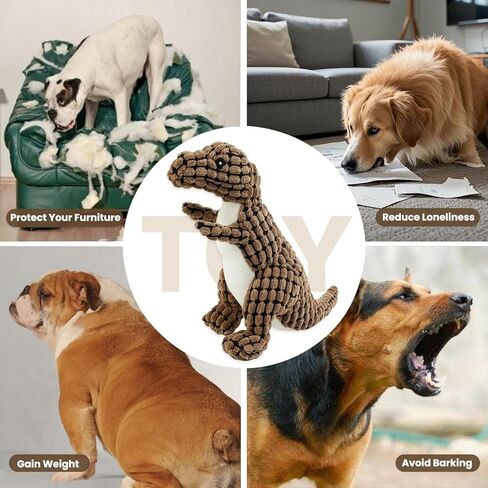 لعبة Bzonsmart Dog Toys ، لعبة الكلب الفخمة الصاخبة للجرو الكلاب الصغيرة المتوسطة ، ولعب جرو ناعم لطيف لتنظيف الأسنان والملل in Kuwait