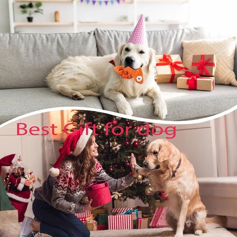 لعبة Bzonsmart Dog Toys ، لعبة الكلب الفخمة الصاخبة للجرو الكلاب الصغيرة المتوسطة ، ولعب جرو ناعم لطيف لتنظيف الأسنان والملل in Saudi Arabia