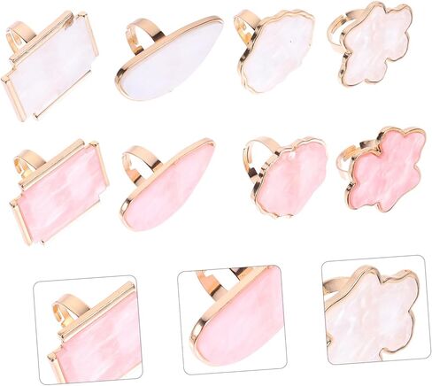 8pcs لوحة فنية الأظافر خلط صينية مجموعة راتنجات DIY أداة عرض مانيكير لمحلات الأظافر لوحات تجميلية متعددة الاستخدامات للاستخدام المهني in Kuwait