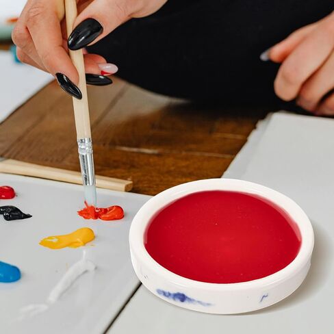 Uonlytech Watercolor Painting Palette Tray Ceramic Art Trays for Paint Mixing Palette Stackable in Saudi Arabia