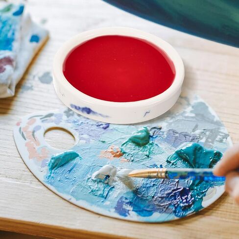 Uonlytech Watercolor Painting Palette Tray Ceramic Art Trays for Paint Mixing Palette Stackable in Saudi Arabia