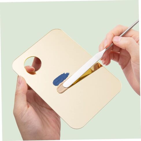 2Set خلط لوحة أكريليك أكياس مجموعة ملعقة الماكياج المحمولة أداة لمزج الأساس وخلط الصباغ لتطبيقات المهنية والمكياج in Kuwait