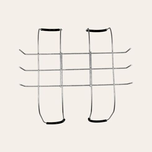 Set of 10 12" Metal Cemetery Saddle Forms for Making Headstone Decorations in Saudi Arabia