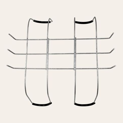 Set of 10 12" Metal Cemetery Saddle Forms for Making Headstone Decorations in Saudi Arabia