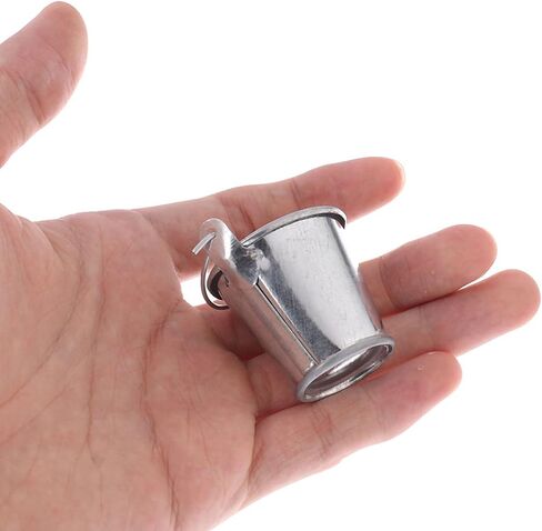 Silver 1/12 Miniature Bucket Dollhouse Decoration Accessories, DIY Doll House Kit in Saudi Arabia