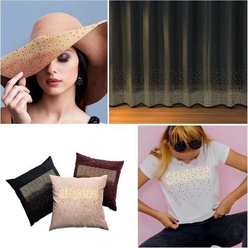 التدرجات الملونة الممتازة الحديد على أحجار الراين بريق نقل الحرارة الكريستال ديكور واضح بلينغ ديي التصحيح رقعة إصلاح الساخنة التزيين للجزرات سترة سترة الفنية in Kuwait