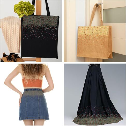 التدرجات الملونة الممتازة الحديد على أحجار الراين بريق نقل الحرارة الكريستال ديكور واضح بلينغ ديي التصحيح رقعة إصلاح الساخنة التزيين للجزرات سترة سترة الفنية in Kuwait