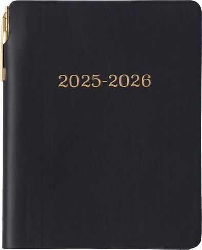 Eccolo 2025-2026 Pocket 18 شهرًا ، مخطط أسبوعي ، أغطية ناعمة من الجلد مع قلم ، صفحات ملاحظات مبطنة ، 4.5 × 5.5 " in Saudi Arabia