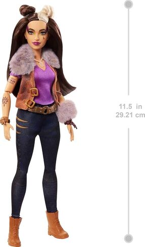 Mattel Disney Zombies 2 Toys ، Wynter Barkowitz Doll Fashion Doll Whare Were Rocker Outfits ، 11 "مفاصل" قابلة للانحناء in Saudi Arabia