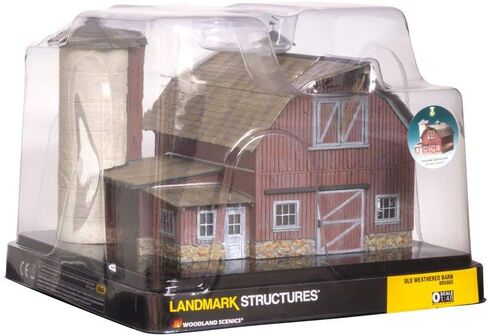 Woodland Scenics BR5865 Old Weathered Barn Built & Ready Kit, O Scale in Saudi Arabia