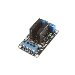 2-Channel Solid State Relay Module High-Level Trigger DC Control AC Load AC 240V 2A for PLC Automation Equipment Control, Industrial Control, Circuit Modification (2-Channel 5V)