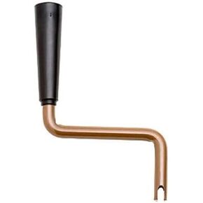 AlveyTech Crank Handle for Invacare Semi-Electric Homecare and Medical Beds - Replacement Top Crank Handle for Beds, for use at Hospital or Home, Durable Brown Metal Shaft with Black Plastic Handle in Saudi Arabia