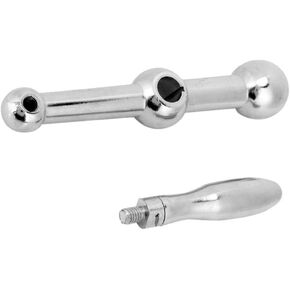 YWBL-WH Milling Machine Ball Crank Table Handle D26 16mm Inner Hole Diameter 197mm Length, Handle