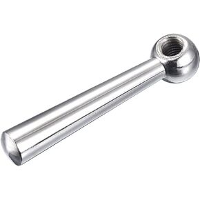 uxcell Milling Machine Ball Table Handle, 1Pcs M8 Threaded 65mm/2.56" Length Ball Crank Table Handle Revolving Handle Replacement Parts for Industry Accessory