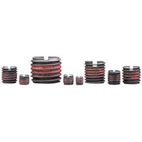 E-Z Lok Externally Threaded Insert, C12L14 Carbon Steel, Meets AISI 12L14, #4-40 Internal Threads, #10-32 External Threads, 0.250" Length, Made in US (Pack of 10)