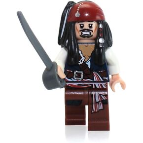 Jack Sparrow Lego Pirates of the Caribbean Minifigure (Loose)