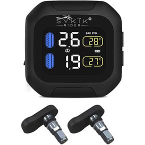 إطار داخلي Rider SRTP400 TPMS للدراجات النارية مع ضمان لمدة عام على قطع الغيار والعمالة (11 ملم)