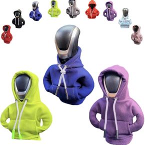 Car Gear Shift Cover, Funny Gear Shift Knob Shirt Sweater,Vivid Gear Shift Knob Hoodie for Car Decorations & Protections,Universal Car Interior Accessories Shift Cover Fits Car Truck SUV (Black)