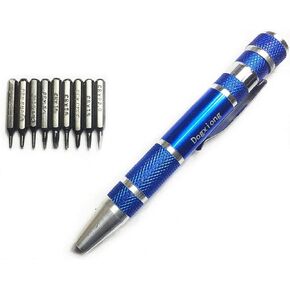 9In1 Torx T4 T5 T6 T8 PH000 PH00 Flap 2.0 Phillips Slot Type 0.8mm 1.2mm Pentalobe 5 Point Star Repair Screwdriver Tool kit For Macbook Pro Retina Air iPad iPhone 7 12 Pro Max HTC Laptop Computer