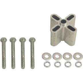 Derale 31521 2" Fan Spacer, Silver