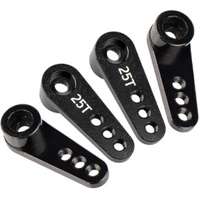 4pcs Aluminum RC 25T Servo Horn for Futaba Savox Xcore MG995 MG996R MG946R Servo