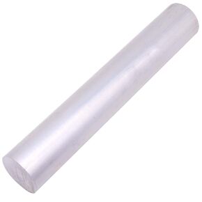 3"6061 Aluminum Round Rod 12" Long,T6511, Extruded, 3" Diameter