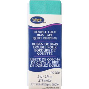 WRIGHTS Aquamarine II Double Fold Quilt Binding 7/8" X3yd