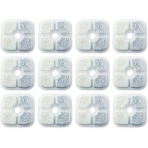 PET STANDARD Water Filters, Compatible with Catit® PIXI™ Water Fountain, Pack of 12