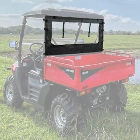 Coleman UTV 400 Rear Windshield Back Window with Zipper Open Compatible with Hisun UTV 400 Coleman UT400 Massimo MSU400