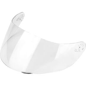 Full Face Motorcycle Windshield, PC Material Helmet Visor Shield, Helmet Lens Visor Compatible with AGV K1 K3 SV K5 K5-S.(Silver Plated)