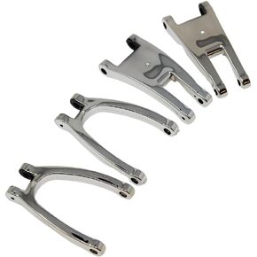 Redcat RER14524 Front Upper and Lower Arms (Chrome, 1 Set)