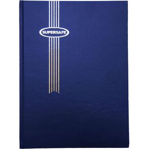 Stamp Album Stockbook with 16 White Pages and Glassine Interleaves Black Cover W 4/8