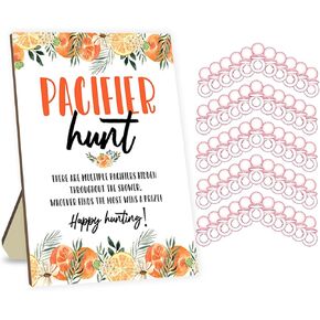 ألعاب استحمام الأطفال من Leafs Pacifier Hunt، لعبة صيد اللهايات للأطفال، 50 لهاية أطفال من الأكريليك الأزرق ولهايات بلاستيكية صغيرة ولوحة تسجيل خشبية لصيد اللهايات للأطفال، مجموعات ألعاب استحمام الطفل in Kuwait