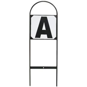 Dover Saddlery - Dressage Letters, Black, 27" H - Set of 8 - Includes: A, F, B, M, C, H, E, K