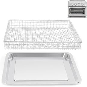 Replacement Air Fryer Basket for Ninja DCT401 DCT451 DCT402BK Double Oven, Stainless Steel Air Fryer Basket for Ninja 12-in-1 Toaster Oven, Mesh Basket for (for DCT401/DCT451 Series) in Kuwait