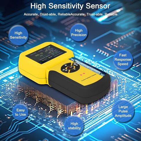 كاشف الإشعاع النووي من هولدبيك جيجر، مقياس الجرعات الإشعاعية بيتا جاما جهاز كشف الأشعة السينية مع شاشة LCD، مقياس مراقبة الإشعاع القابل لإعادة الشحن مع 5 وحدات جرعة مبدلة، RH، درجة الحرارة in Kuwait