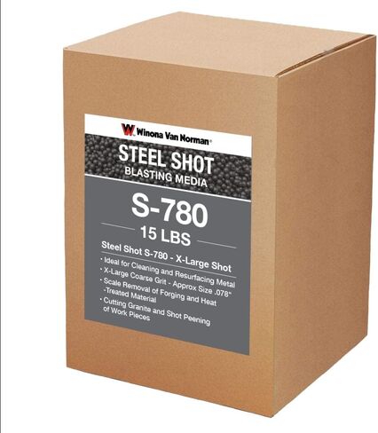 Steel Shot S-780, No. 10 Equivalent - Blasting Media - X-Large Size (15lbs) in Saudi Arabia