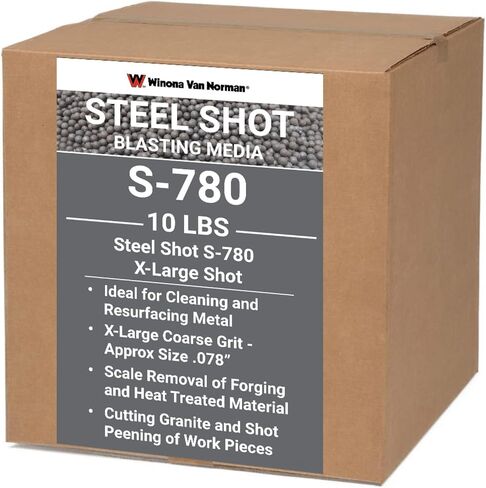 Steel Shot S-780, No. 10 Equivalent - Blasting Media - X-Large Size (15lbs) in Saudi Arabia