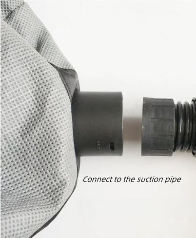 Kikeep Drywall Sander Dust Collection bag Wall Grinding Machine Collection Bag Drywall Sander Attachment (1 Pack with 2m hose) in Saudi Arabia